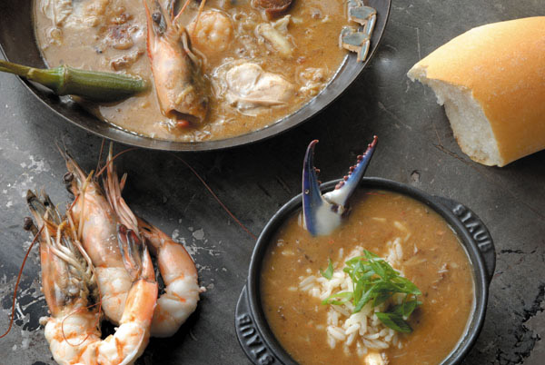 Alligator Sausage & Seafood Gumbo at Red Fish Grill