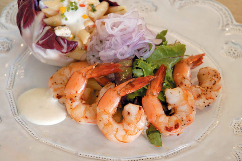 Gulf Shrimp Remoulade Salad at Red Fish Grill