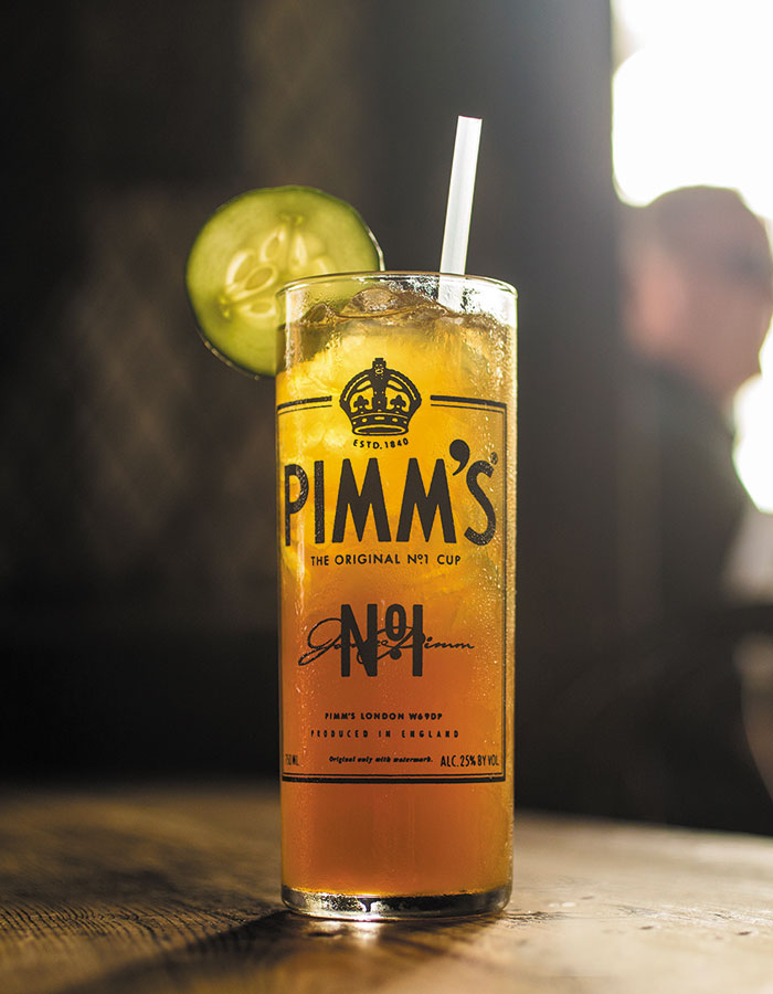 Pimms Cup Logo Glass 11oz image 1